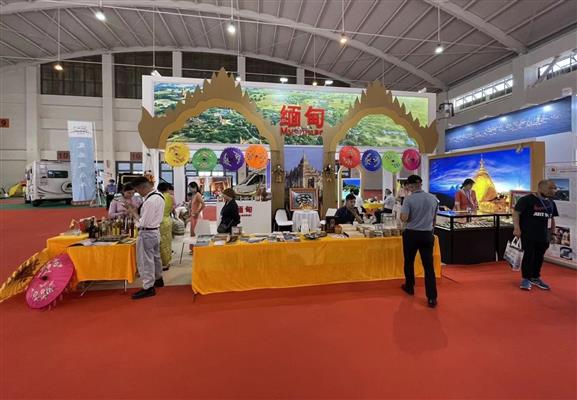 တရုတ်နိုင်ငံ ကူမင်းမြို့တွင် ကျင်းပသည့် 23rd China International Travel Mart (CITM) တွင် မြန်မာနိုင်ငံပြခန်းလည်းပါဝင်ခဲ့