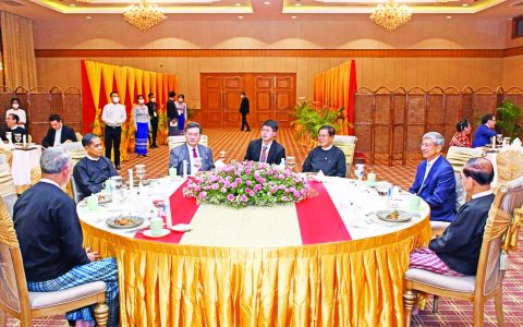 တရုတ် နိုင်ငံခြားရေးဝန်ကြီး ဦးဆောင်သည့်ကိုယ်စားလှယ်အဖွဲ့ မြန်မာနိုင်ငံသို့လာရောက်ခဲ့