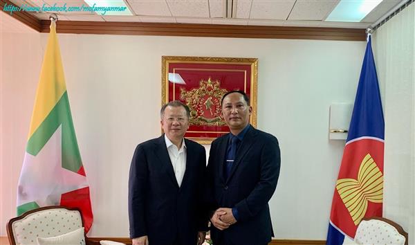 China Petroleum နှင့် CNPC Asia Pacific ကုမ္ပဏီတို့၏ ဥက္ကဋ္ဌတို့နှင့် မြန်မာကောင်စစ်ဝန်ချုပ်တွေ့ဆုံ