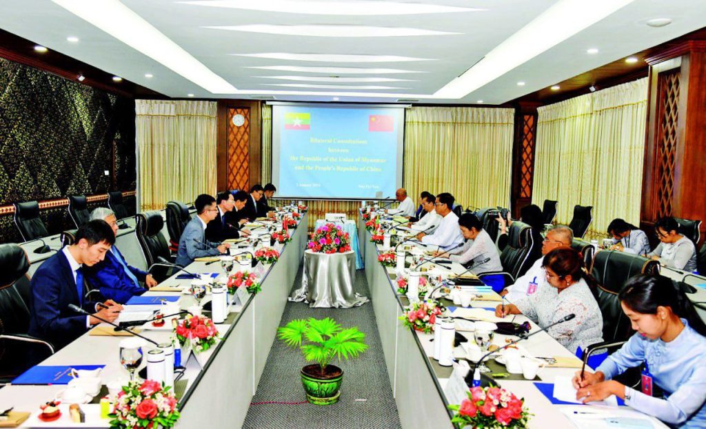 မြန်မာ-တရုတ် နှစ်နိုင်ငံ နိုင်ငံခြားရေးဝန်ကြီးဌာန ဒုတိယဝန်ကြီးတို့ တွေ့ဆုံဆွေးနွေး